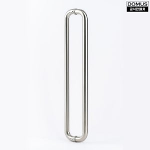 도무스 강화도어손잡이 G213 25파이 600mm 실버 유리문 목문 갈바문