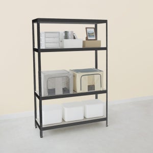 선반 수납 다용도 조립랙 다용도 1200x400x1800 4단 선반장