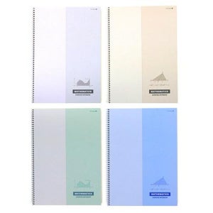 605 A4수학연습장(좌철/항균) 모닝글로리 2분할 A4 넉넉한사이즈