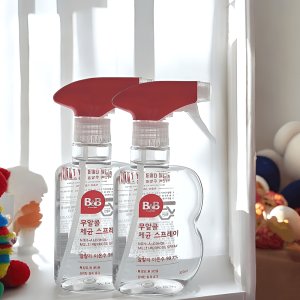 비앤비 살균 소독 스프레이 유아용품 장난감 소독제 300ml 2개