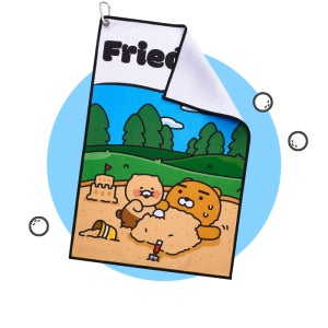 [카카오프렌즈 골프]샌드 플레이 골프 클럽 타월 - 라춘