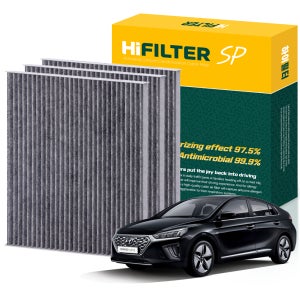 2+1 하이필터 현대 아이오닉 PHEV AE 활성탄 에어컨필터, 3개 , HI-E005