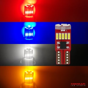 28 광전 T10 자동차 오토바이 5W5 회오리 실내등 번호판등 미등 번데기 LED 전구