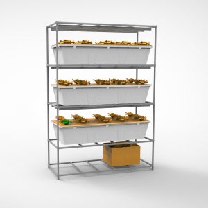 스마트팜 분무수경 재배기 에어로포닉스 수국삽목 바질 키우기