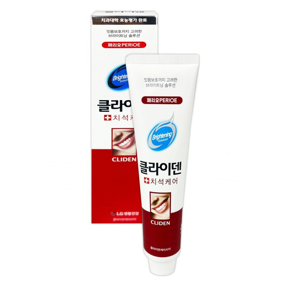 페리오 클라이덴 치약 강력한 세정 치석 케어 치약 120g 1P