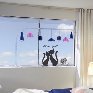 EVA 해피캣 창문용 소(200x120) 지퍼식 방풍비닐 커튼 창문바람막이 방풍막 비닐