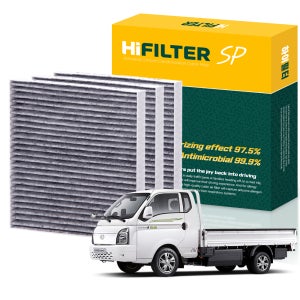 2+1 하이필터 현대 포터2 EV 활성탄 에어컨필터, 3개 , HI-F006