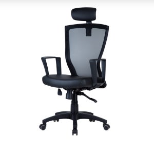 사무용의자 장수메쉬C타입 대형 검정 작업실의자 오피스체어 JS-903