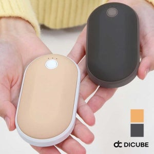 디큐브 초코넛 충전식 휴대용 전기 손난로 보조배터리 5200mAh