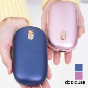 디큐브 히트젬 휴대용 충전식 손난로 핫팩 보조배터리 10000mAh