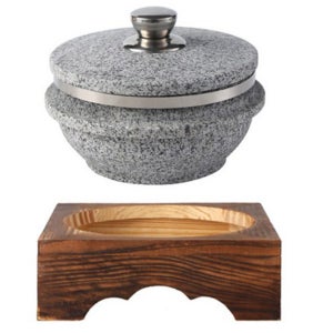 장수 곱돌 솥 돌솥 비빔밥 솥밥 냄비 뚝배기