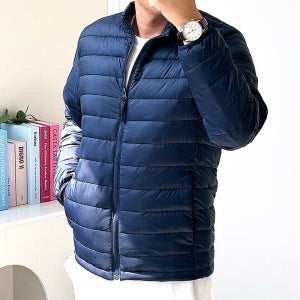 남자 경량패딩 깔깔이자켓 가벼운 웰론 점퍼 빅사이즈