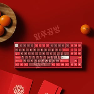 크러쉬80 리부트 CRUSH80 레드 코코아축 이중사출