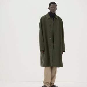 오라리 남성 코트 BABY CAMEL FLANNEL COAT 25AW