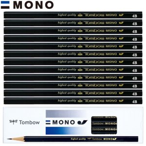 톰보 모노 J 연필 4B 1타 12자루 48x17x180mm 59g