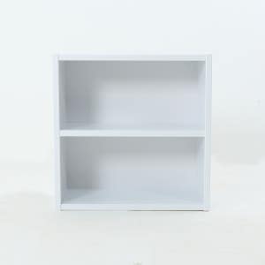 베르데퍼니처 공간깡패 2단 수납장 칼라박스 책장 공간박스 600 화이트