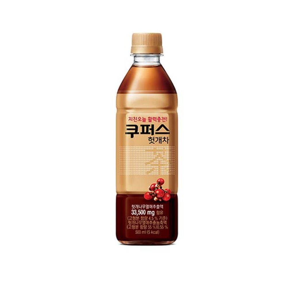 쿠퍼스 헛개차 <b>피로</b> 회복 <b>팔도</b> 헛개차 음료 500ml 20개입