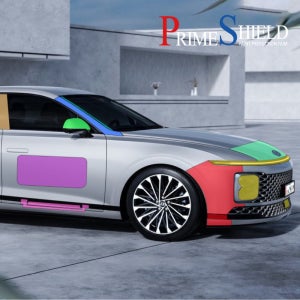 그랜져GN7 풀체인지 PPF필름 각부위 프라임쉴드 헤드라이트 + 데일라이트 + 전방센서