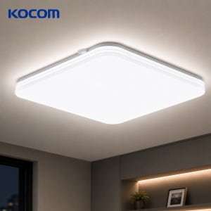 코콤 미리내플러스 LED 방등 국산 사각 안방등 60W, 주광색