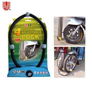 LJ 호비 대만 LJ-9080M14 오토바이 바이크 사관절락 자전거 자물쇠 열쇠