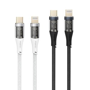 모락 비저블 USB C to 라이트닝 8핀 PD 고속 충전 케이블 MR-PD-VBC8