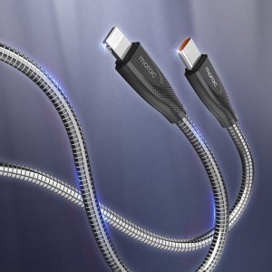 모락 스핑 메탈 USB C to 라이트닝 8핀 PD 고속 충전 케이블 MR-PD-SPC8