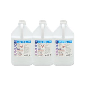 조은팜 다나 에탄올 4L 소독제 3개 알콜83% 공간소독 보건소 학교 알콜소독제