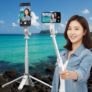 스마트폰 아이폰 삼각대 짐벌 사각지지 셀카봉 삼각대 셀카 블루투스 셀카봉