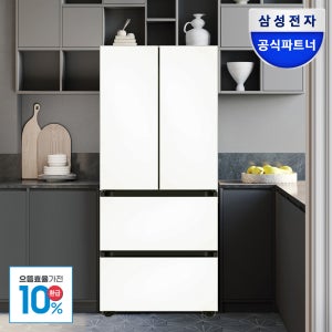 [으뜸효율]삼성 비스포크 김치냉장고 1등급 4도어 490L RQ49DB94Y1AP 색상선택