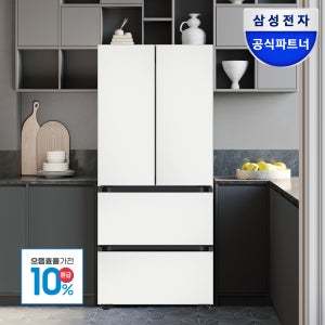 [으뜸효율]삼성 비스포크 김치냉장고 1등급 4도어 490L RQ49DB94Y1AP 색상선택