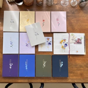 인도사이다 2026 날짜형 꽃길여담 다이어리 백합