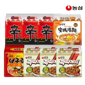 농심 신신신안너짜짜짜 40입 (신라면15+안성탕면5+너구리5+짜파게티15)