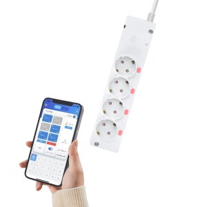 IoT 스마트 멀티탭 국산 콘센트 플러그 원격 와이파이 고용량 4000W 4구