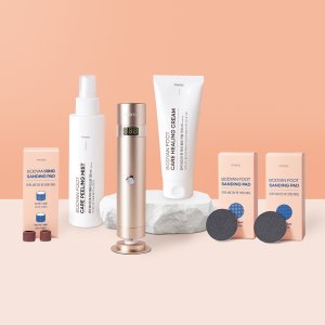 모락 바디안 풋 케어 스페셜 세트 전동 발각질제거기 무선 발바닥 뒤꿈치 굳은살제거