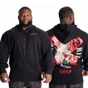 GASP 후드 집업 티셔츠 가스프 코튼 긴팔 BE HADER 2 KILL