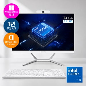올인원 일체형PC 24형 i3-13 윈11 키마 AP-238TB 터치추가가능