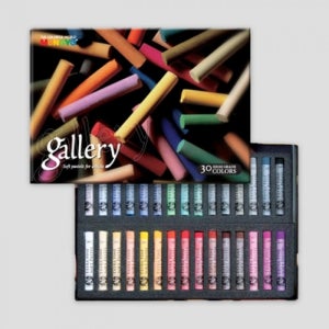 HGR 문교 갤러리 전문가용 원형파스텔 30색set MPA-30