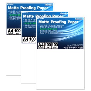 무광택 잉크젯전용지 100g A4 300매