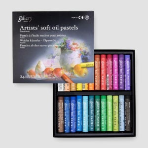 HGR 문교 갤러리 소프트 오일파스텔 24색 MOPV-24