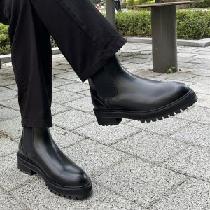 남자첼시부츠 남자키높이부츠 5.5cm소가죽 앵클