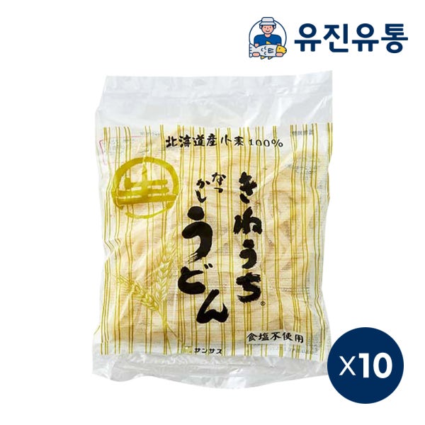 기네우치 나츠카시 생우동 10개 일본 야끼소바 냉우동 냉동우동면 즉석우동 사누끼 업소용