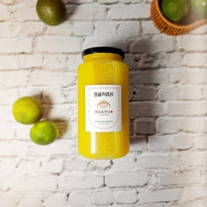 청귤착즙청 수제청 병 600g 과일청 카페 에이드