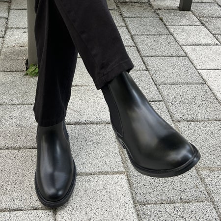 남자첼시부츠 남자키높이부츠 5cm (연예인 협찬) 지퍼 소가죽 앵클