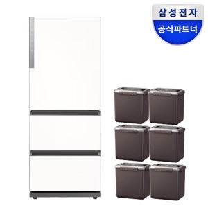 삼성전자 김치냉장고 비스포크 328L 스탠드형 3도어 김치플러스 비스코프 삼성김치냉장고