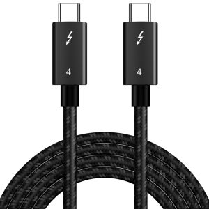 스페이스쉴드 스텔라 썬더볼트4 100W PD 8K 40Gbps C to C 초고속 충전 데이터 케이블 2m