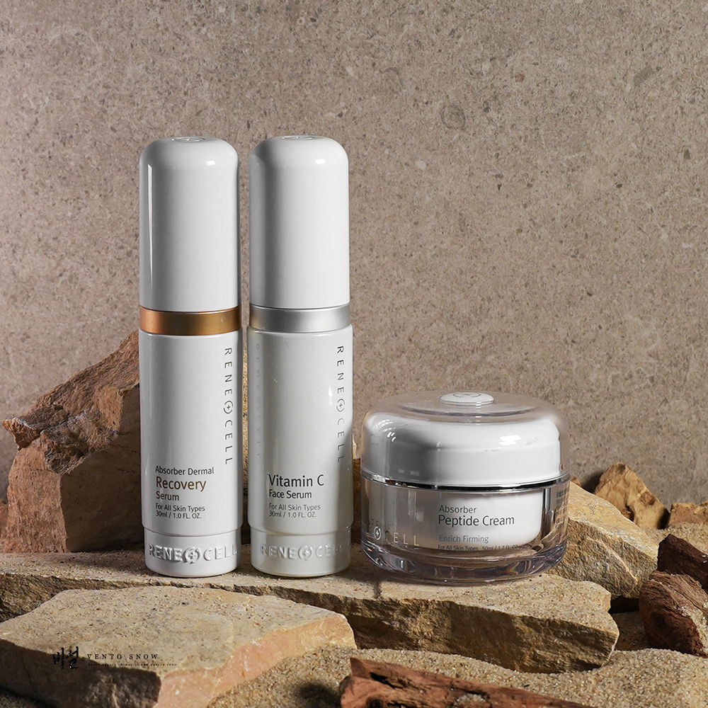 <b>르네셀</b> 비타민C 3종 세트 리커버리 세럼+비타민C 세럼+펩타이드 크림