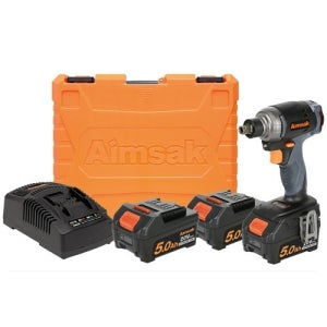 아임삭 임팩렌치 드라이버 겸용 BL18X705 MAX 20V 5.0AH 배터리3개 풀세트