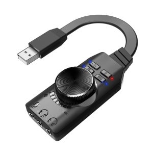 외장형 7.1채널 USB 사운드카드 게임용 사운드 노트북 PC 스피커 헤드셋 오디오컨버터
