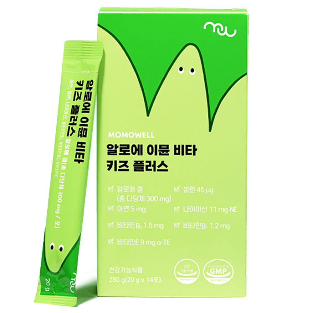 다당체300mg 어린이 알로에 젤리스틱 먹는 알로에겔 이뮨비타 효과효능 14포 피부면역력