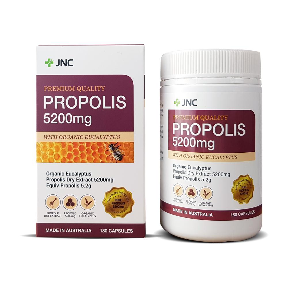 호주 <b>제이앤씨</b> <b>JNC</b> Propolis 프리미엄 프로폴리스 5200mg 캡슐 180정